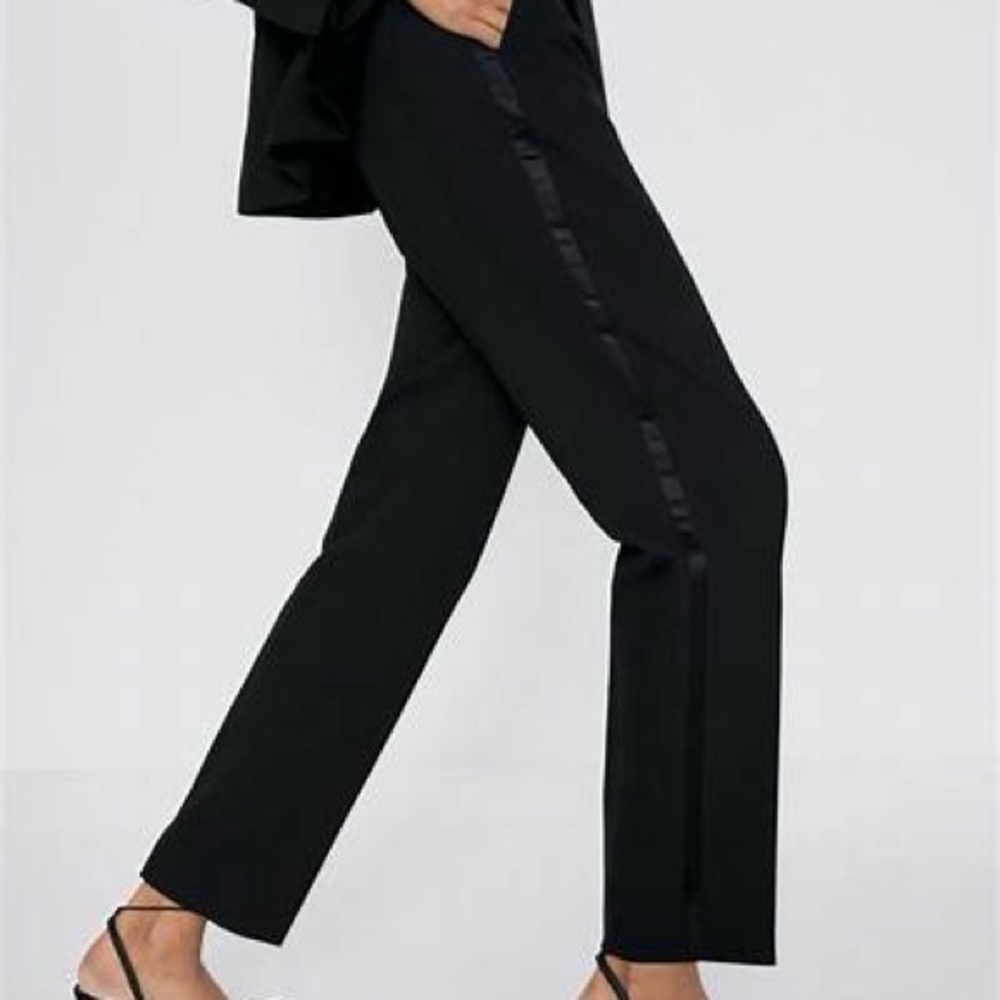 H&M Stretch Cotton Tuxedo Pants